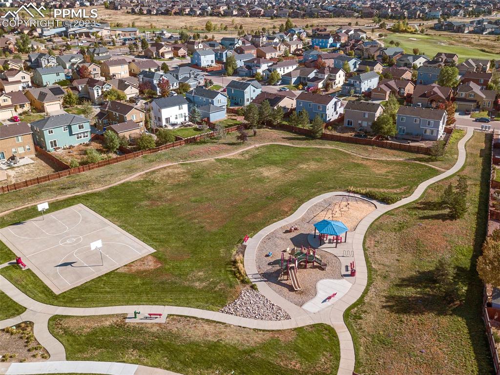10764 Rolling Mesa Drive Peyton, CO 80831 - Photo 5 of 20 an aerial view of a house with outdoor space