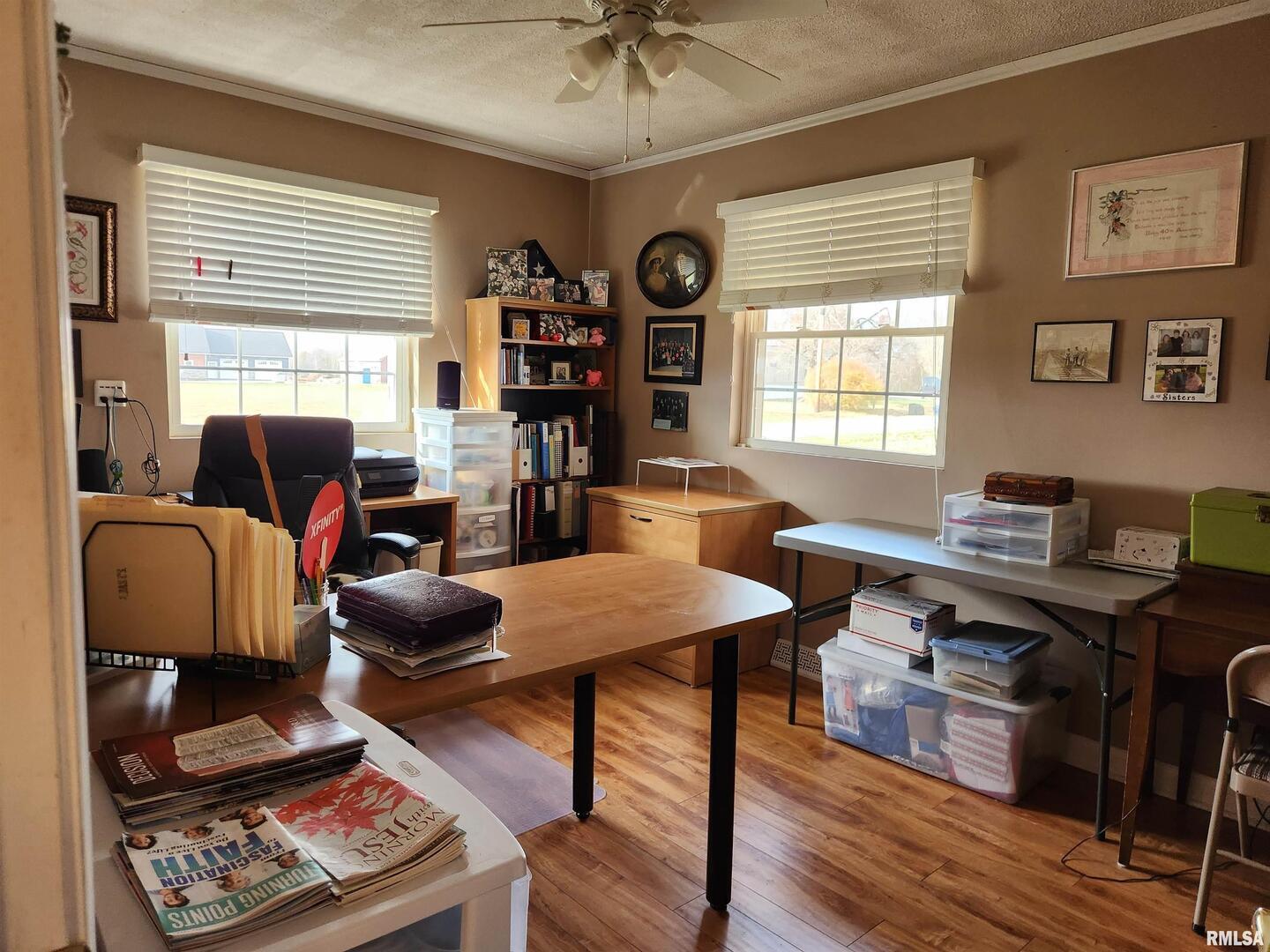 15766 East Tilton Road Ina, IL 62846 - Photo 26 of 59 a view of a workspace with furniture and a window