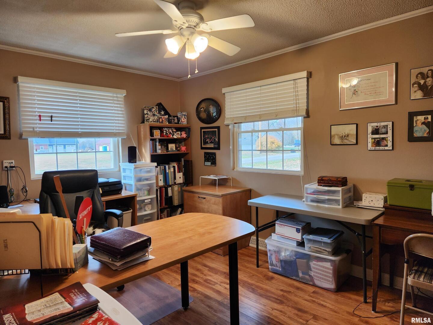 15766 East Tilton Road Ina, IL 62846 - Photo 27 of 59 a view of a workspace with furniture and a window