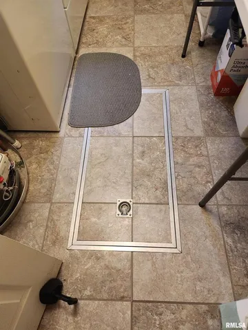 a view of storage and utility room