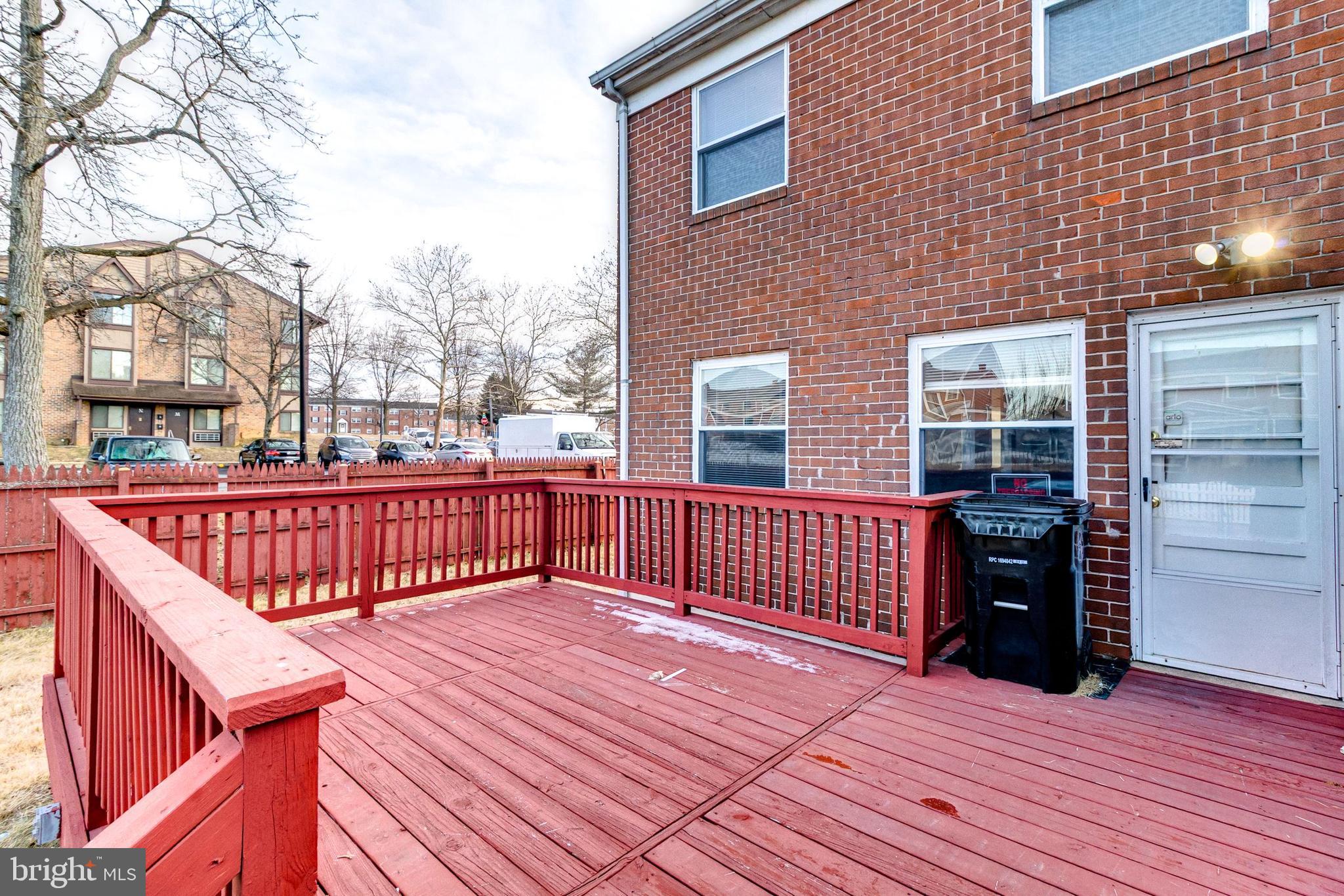 783 Seawall Road Baltimore, MD 21221 - Photo 27 of 27 Spacious Rear Deck off of the Kitchen