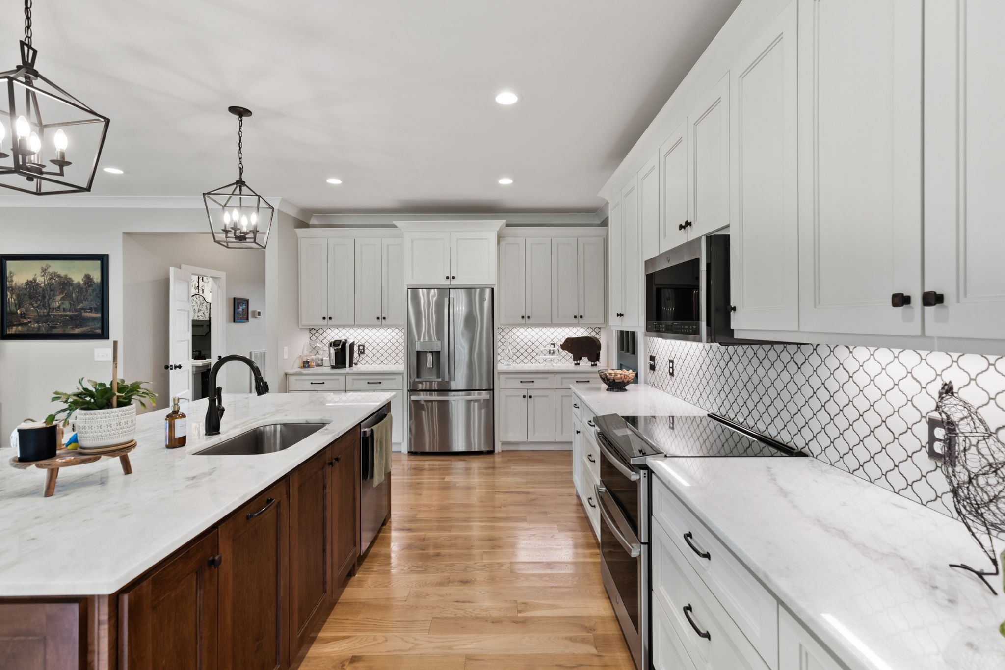5651 Flewellyn Road Springfield, TN 37172 - Photo 13 of 55 a kitchen with a sink stove and refrigerator