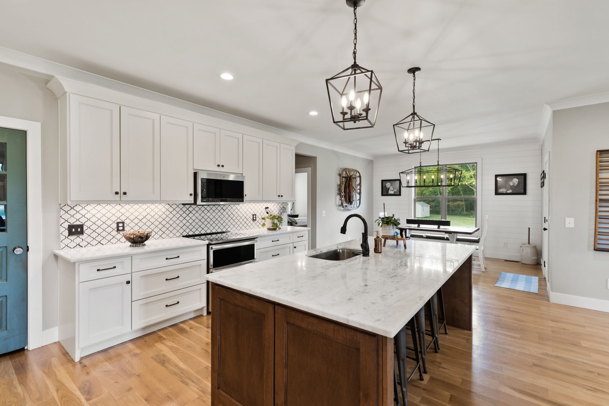 5651 Flewellyn Road Springfield, TN 37172 - Photo 10 of 55 a kitchen with a center island appliances and cabinets