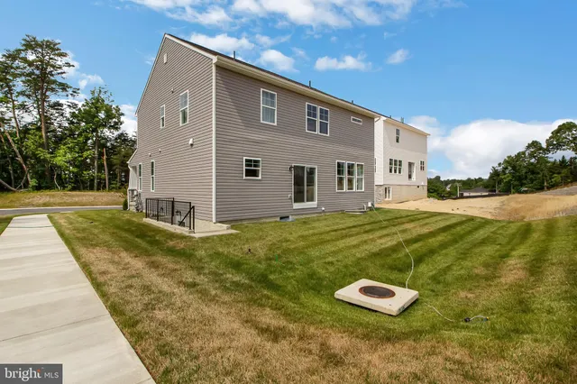 a backyard of a house