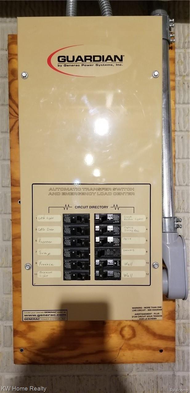 2169 Cove Road Goodells, MI 48027 - Photo 48 of 65 Guardian Automatic Transfer Switch For 12kw Generator