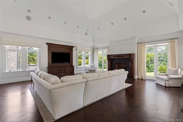 a view of a bedroom from window