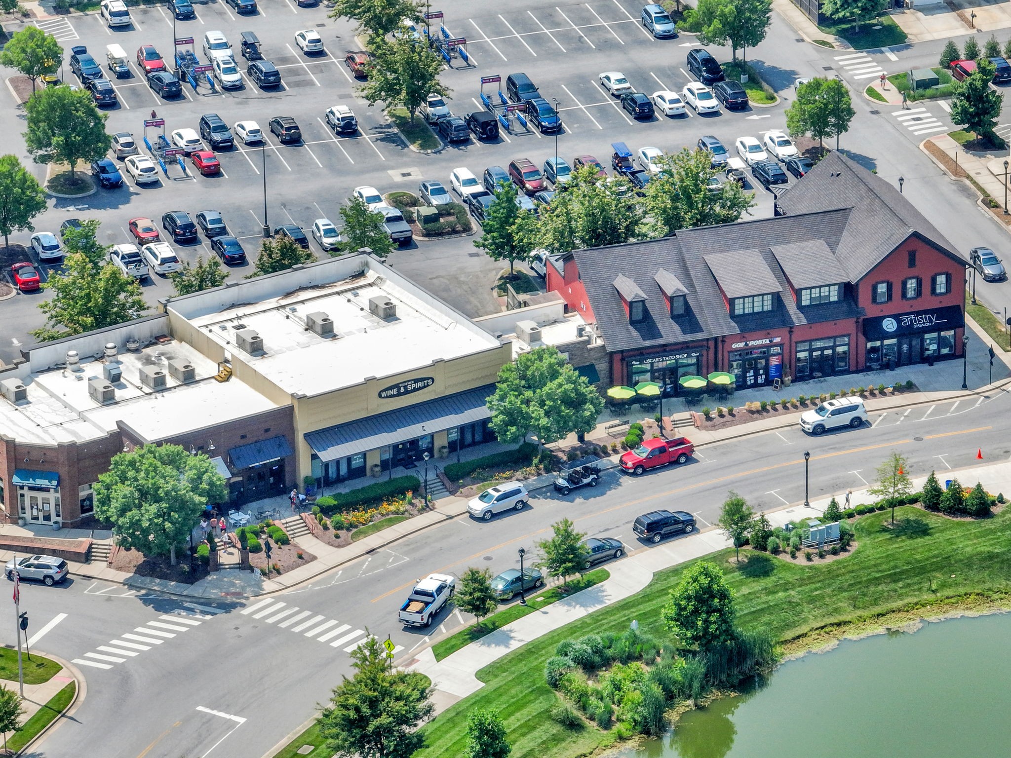1606 Eliot Road Franklin, TN 37064 - Photo 42 of 49 an aerial view of a swimming pool and outdoor space