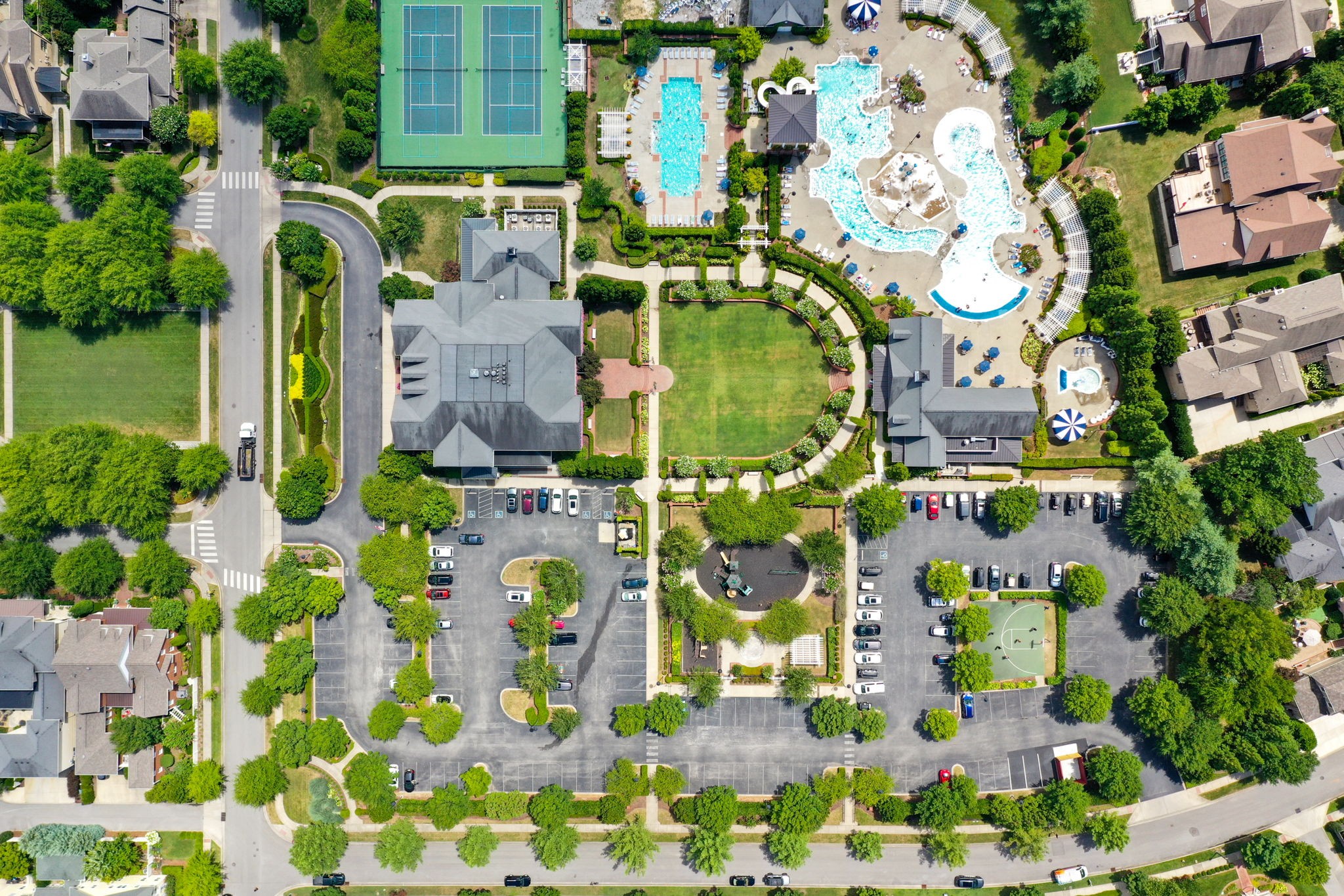 1606 Eliot Road Franklin, TN 37064 - Photo 45 of 49 a aerial view of multi story residential apartment building with outdoor space