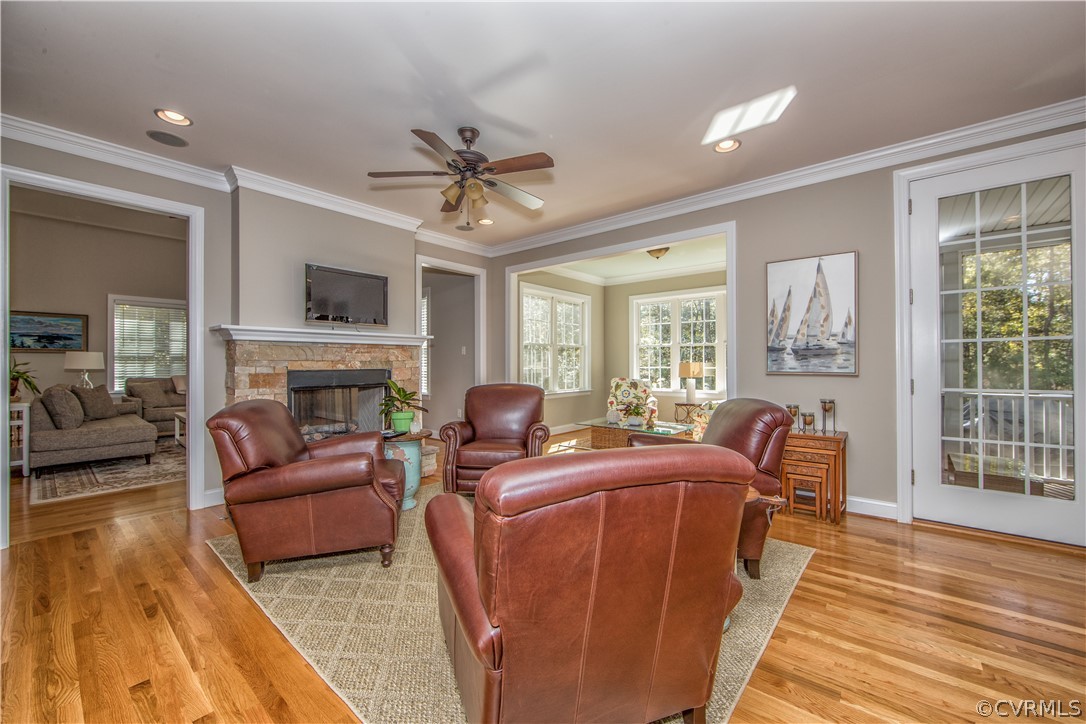 13711 Thorngate Road Midlothian, VA 23113 - Photo 12 of 46 Great Room opens to Family Room and sun room