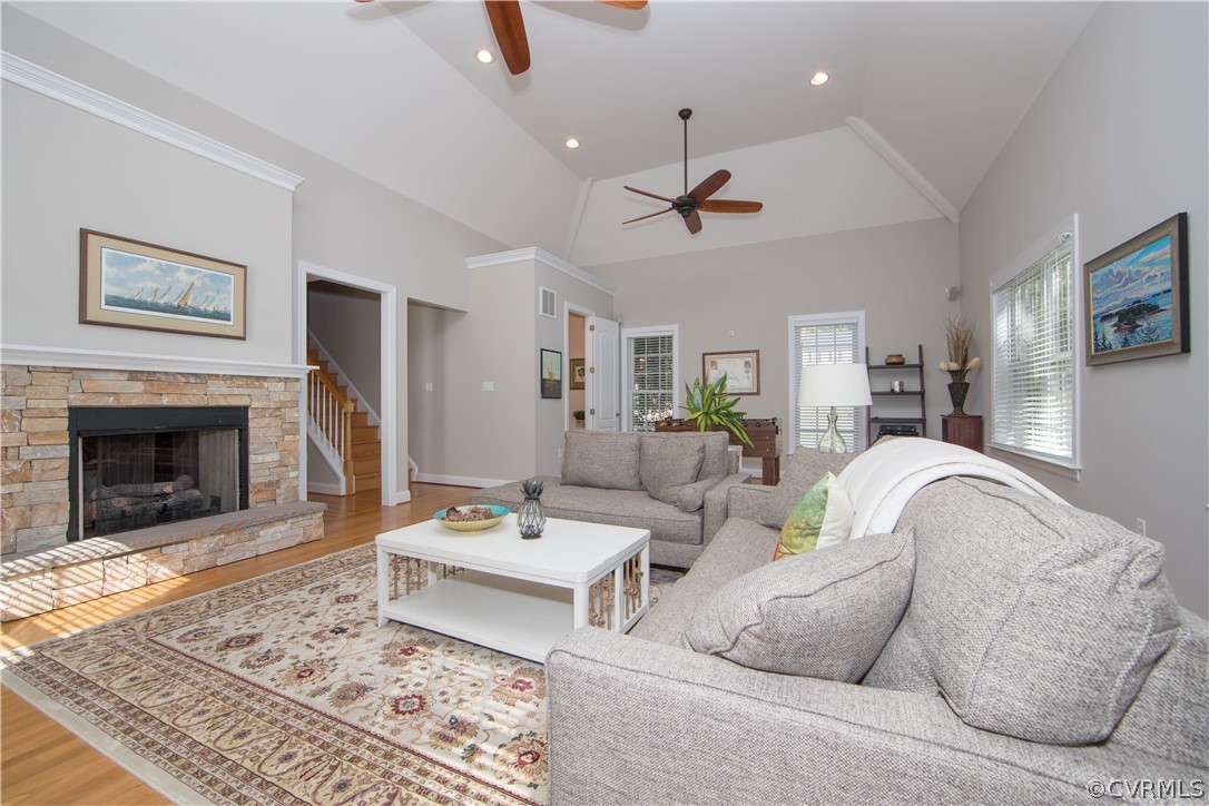 13711 Thorngate Road Midlothian, VA 23113 - Photo 19 of 46 WOW! This is the Family Room with vaulted ceiling