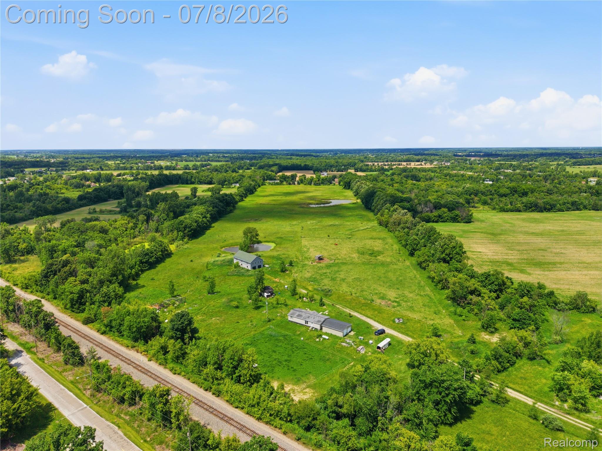 12229 Baldwin Road Gaines, MI 48436 - Photo 2 of 23 Aerial-P4.JPG