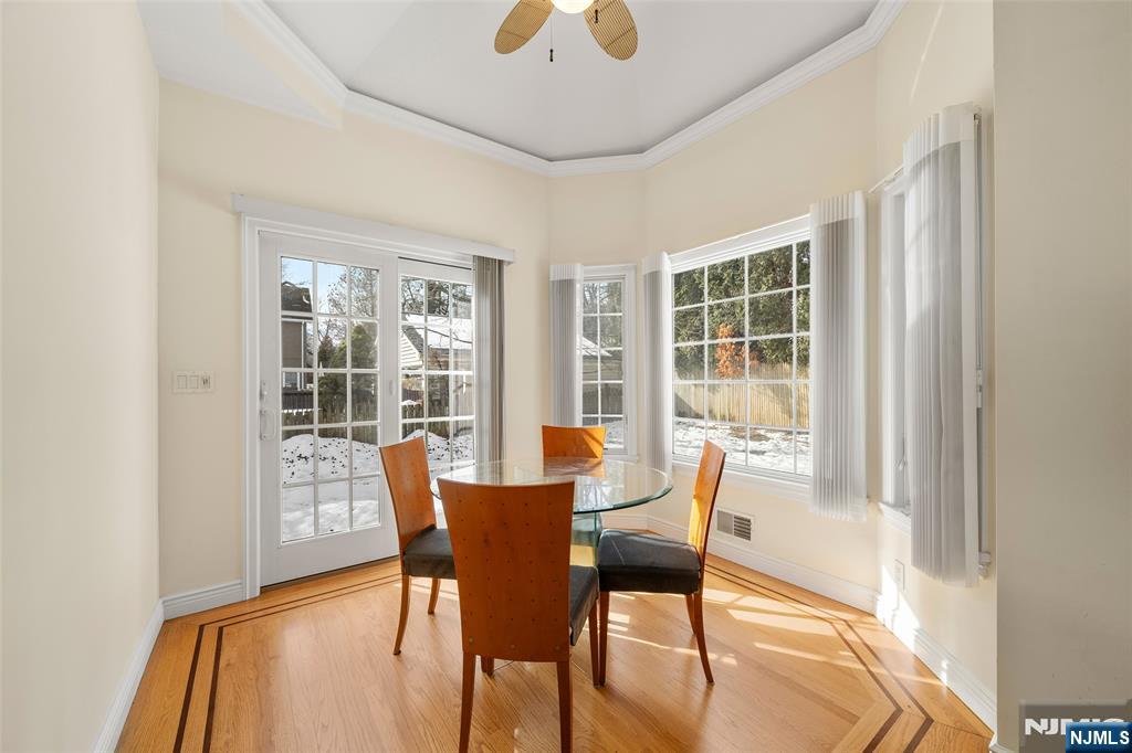 137 6th Street Cresskill, NJ 07626 - Photo 11 of 35 a view of a dining room with furniture window and outside view