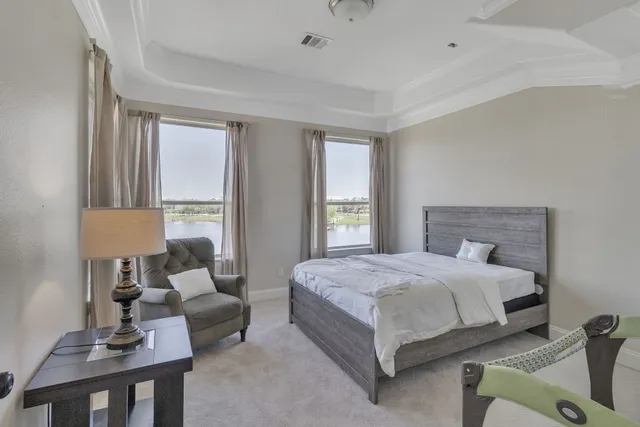 a view of a balcony with a fireplace