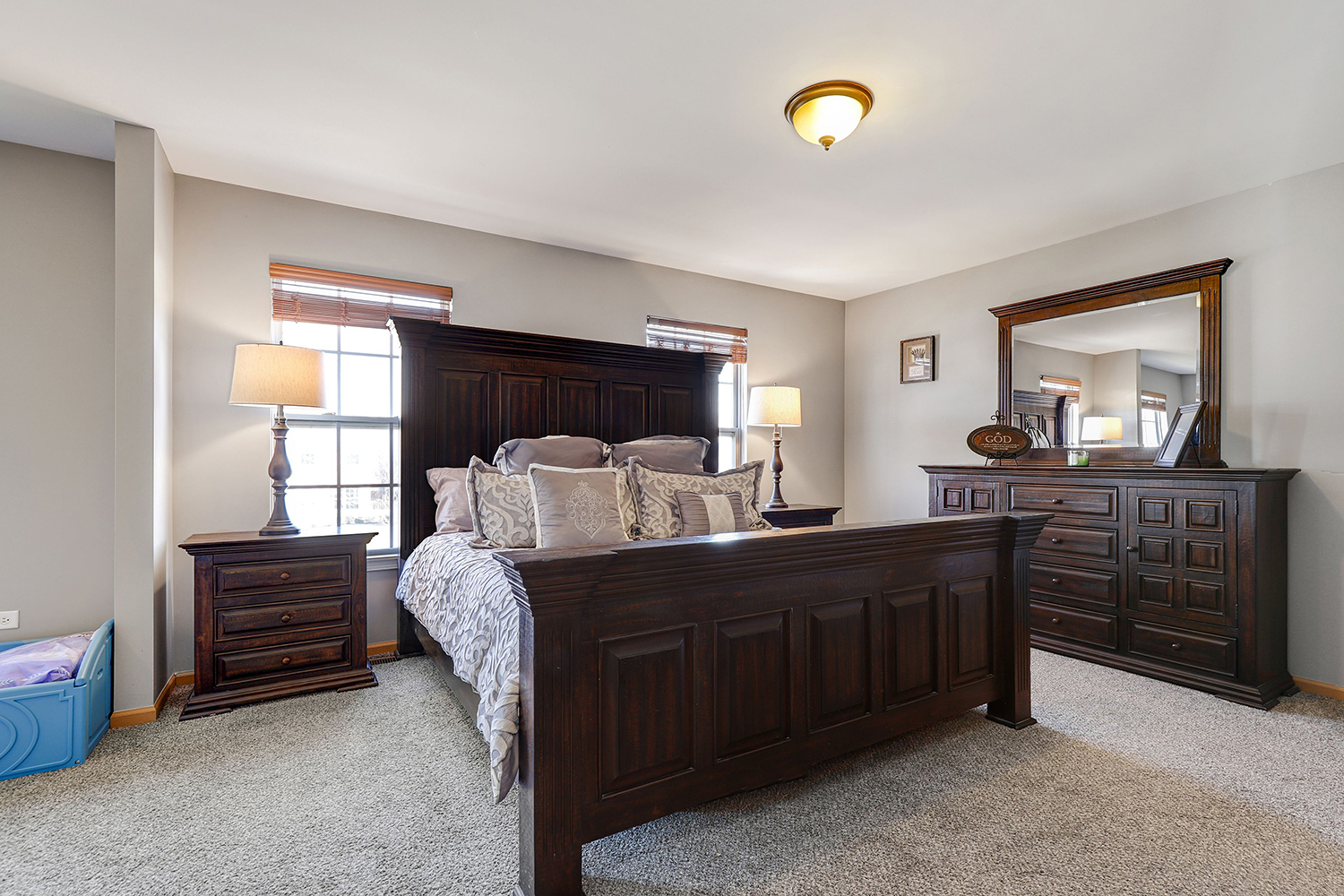 1441 Red Top Lane Minooka, IL 60447 - Photo 10 of 24 a bedroom with a bed and a dresser