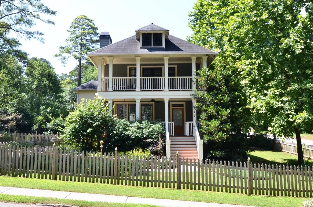 2759 Amelia Avenue Decatur, GA 30032 - Photo 1 of 1 Charleston style home on a quiet street in Decatur. Upstairs balcony is private for the Master suite.