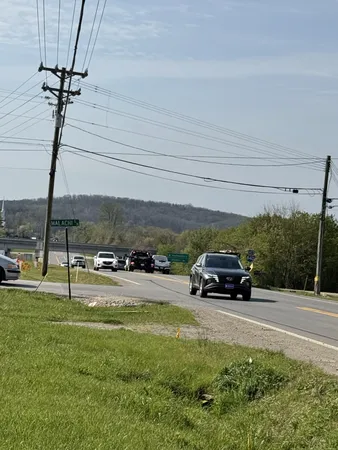 a car parked on the side of the road