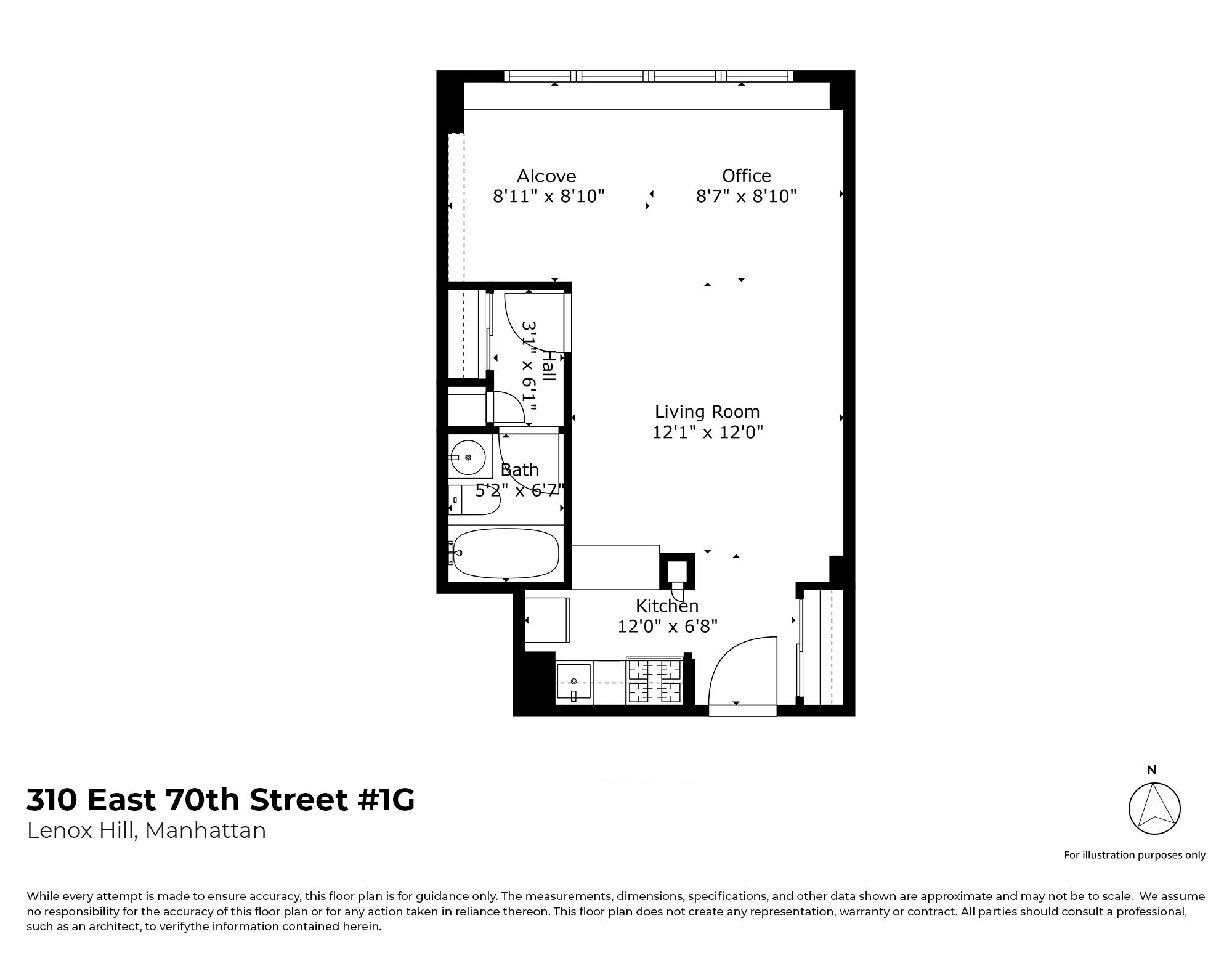 310 East 70th Street, Unit 1G Manhattan, NY 10021 - Photo 7 of 7 a picture of a book and a bed
