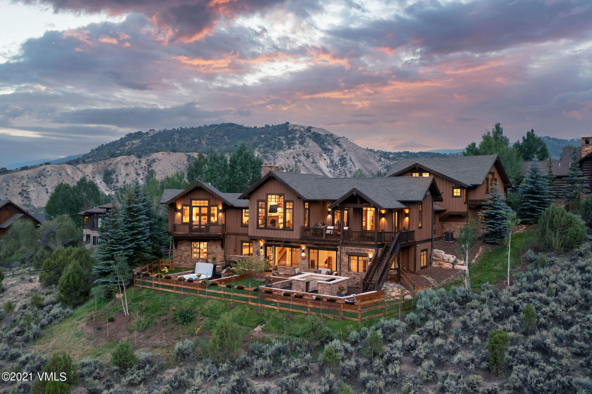 1168 Hernage Creek Road Eagle, CO 81631 - Photo 1 of 22 an aerial view of a house with garden space and street view