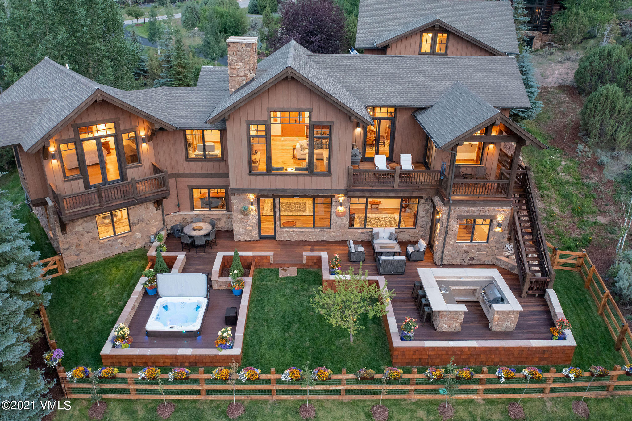 1168 Hernage Creek Road Eagle, CO 81631 - Photo 15 of 22 front view of a brick house with a yard