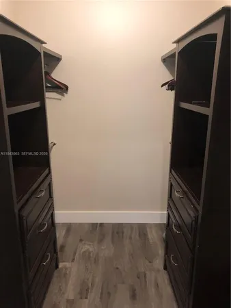 a view of walk in closet