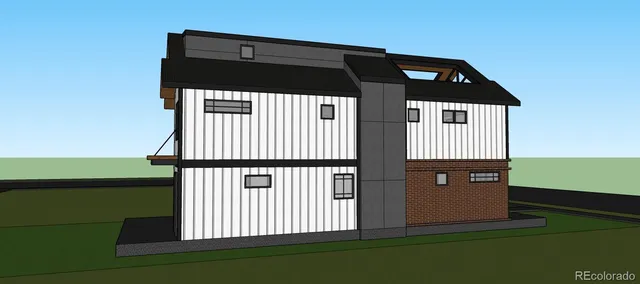 a view of stairs and an umbrella