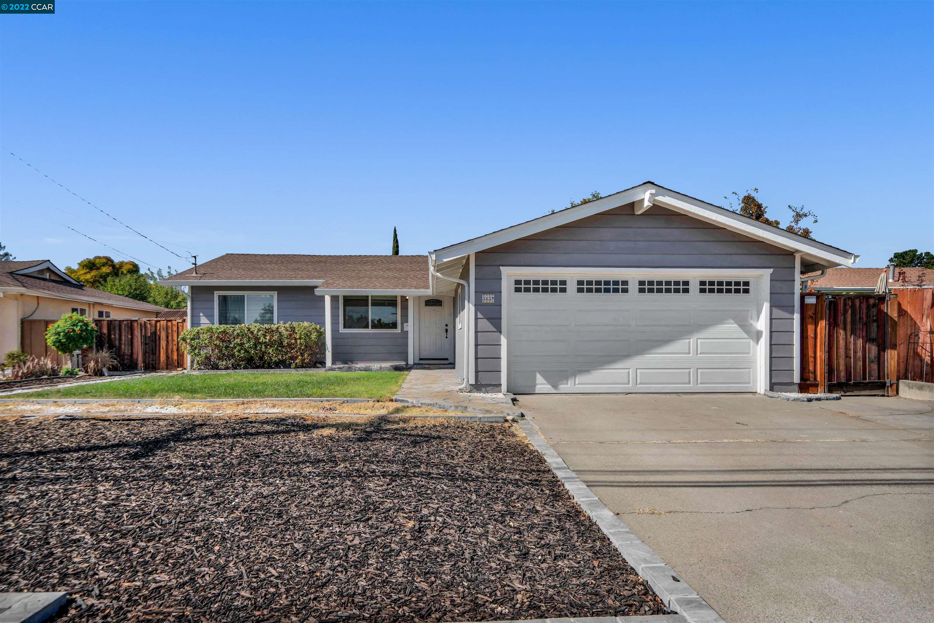 3539 Cardinal Drive Concord, CA 94520 - Photo 1 of 1 a front view of a house with a yard