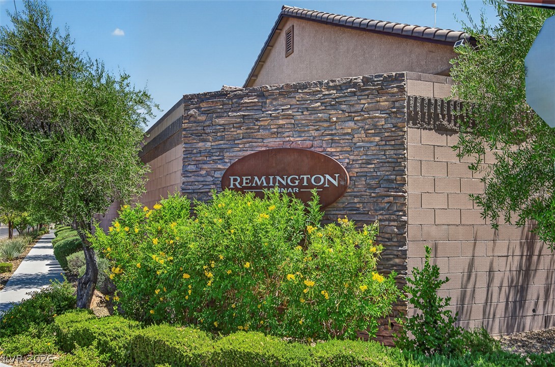 1824 Redland Ridge Street Henderson, NV 89002 - Photo 68 of 69 Elegant stone masonry defines the entrance to this meticulously landscaped community.