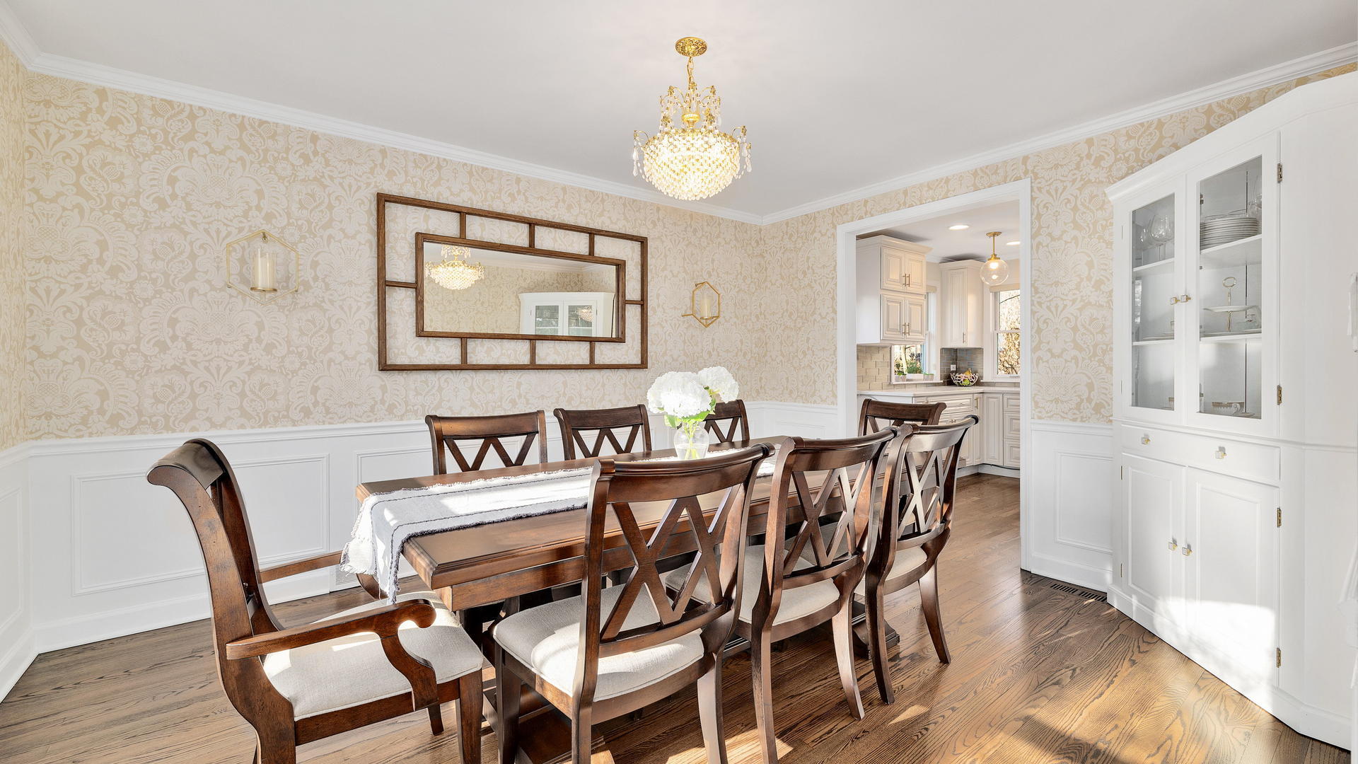105 Ravine Road Hinsdale, IL 60521 - Photo 5 of 35 a view of a dining room with furniture and chandelier
