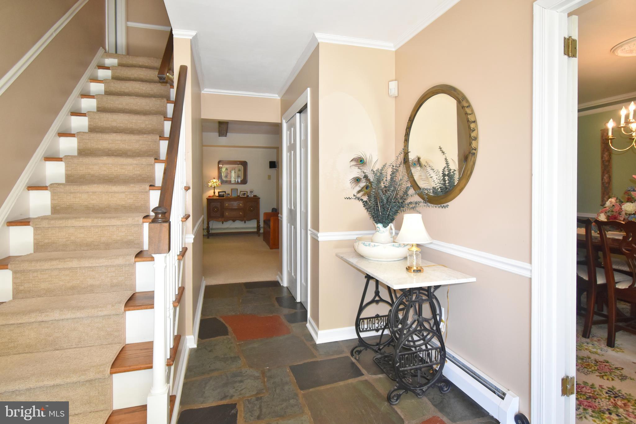 4958 Edgewood Road Doylestown, PA 18902 - Photo 22 of 47 Foyer with Flagstone Flooring