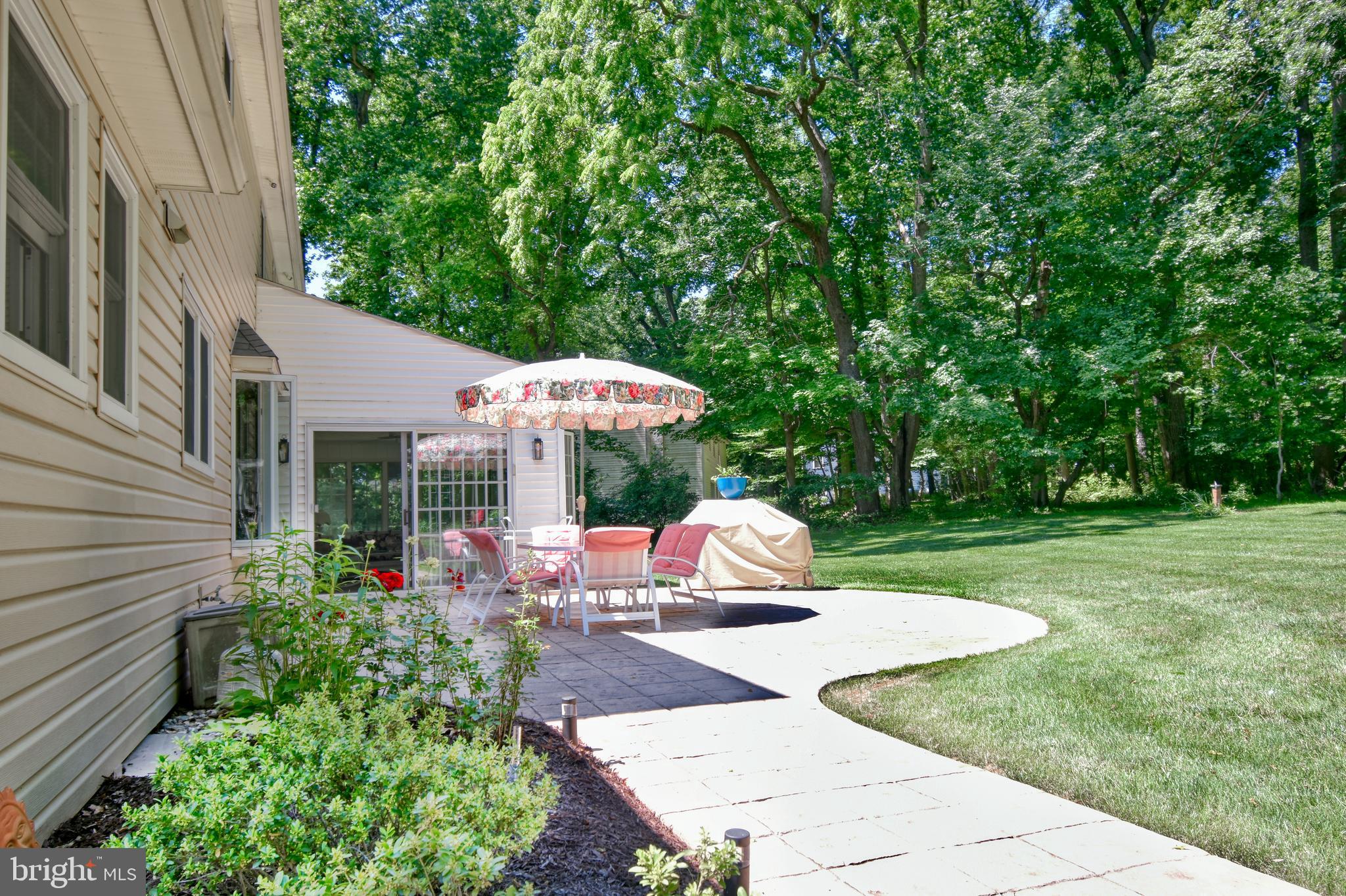 4958 Edgewood Road Doylestown, PA 18902 - Photo 46 of 47 Rear stamped concrete patio