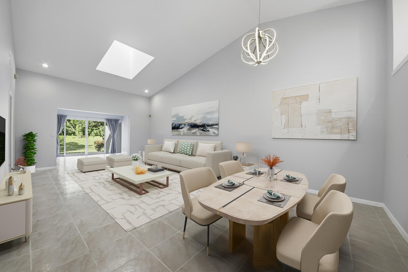 7617 Island Breeze Terrace Boynton Beach, FL 33437 - Photo 27 of 46 a living room with furniture and a table