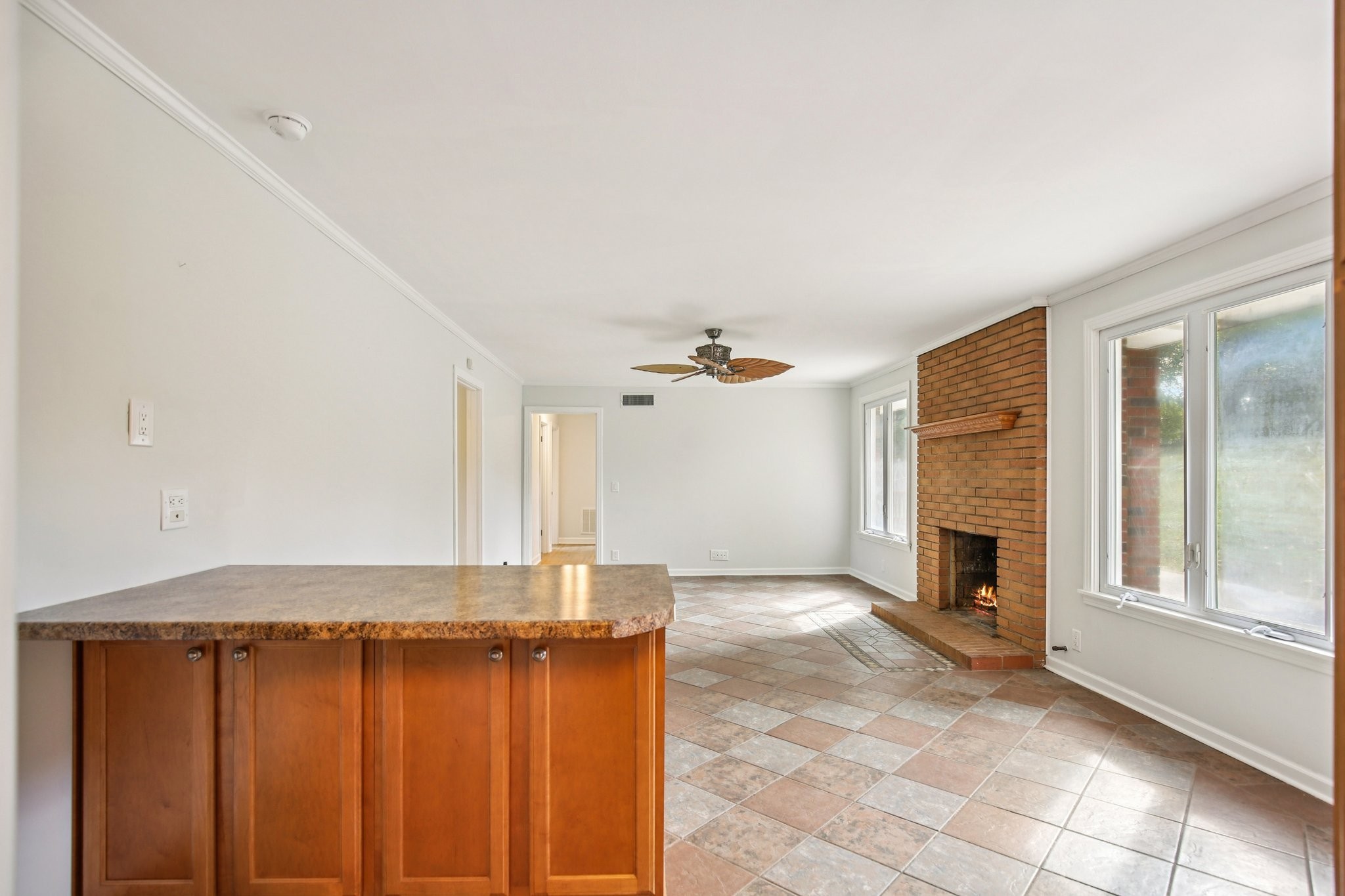 2411 Cloverdale Road Nashville, TN 37214 - Photo 13 of 33 a view of a livingroom with a fireplace and window