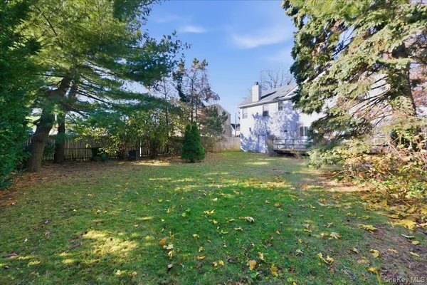 a view of yard with tree