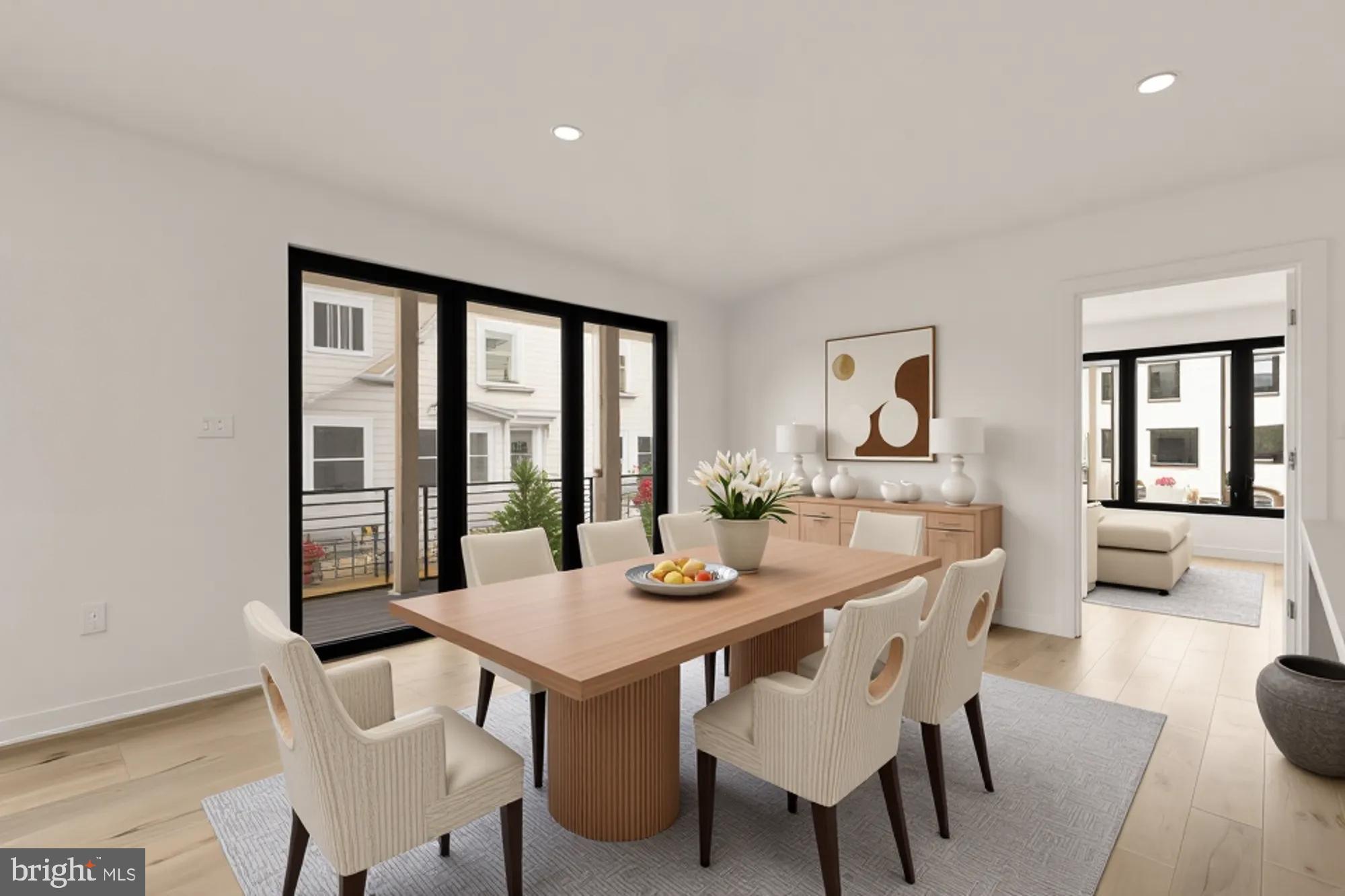 641 Quebec Place Northwest, Unit 1 Washington, DC 20010 - Photo 14 of 30 a view of a dining room with furniture window and wooden floor