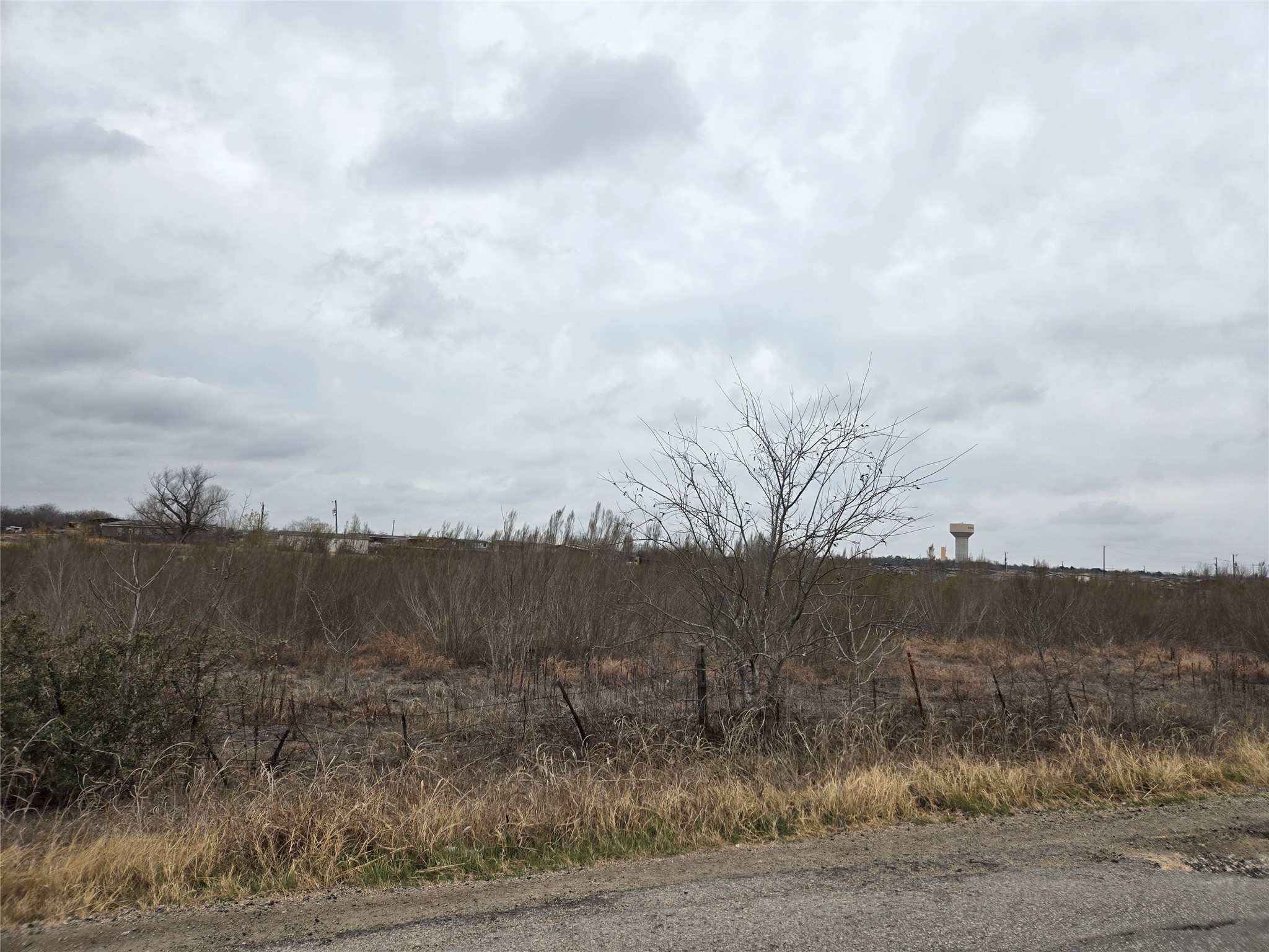 View of undeveloped land