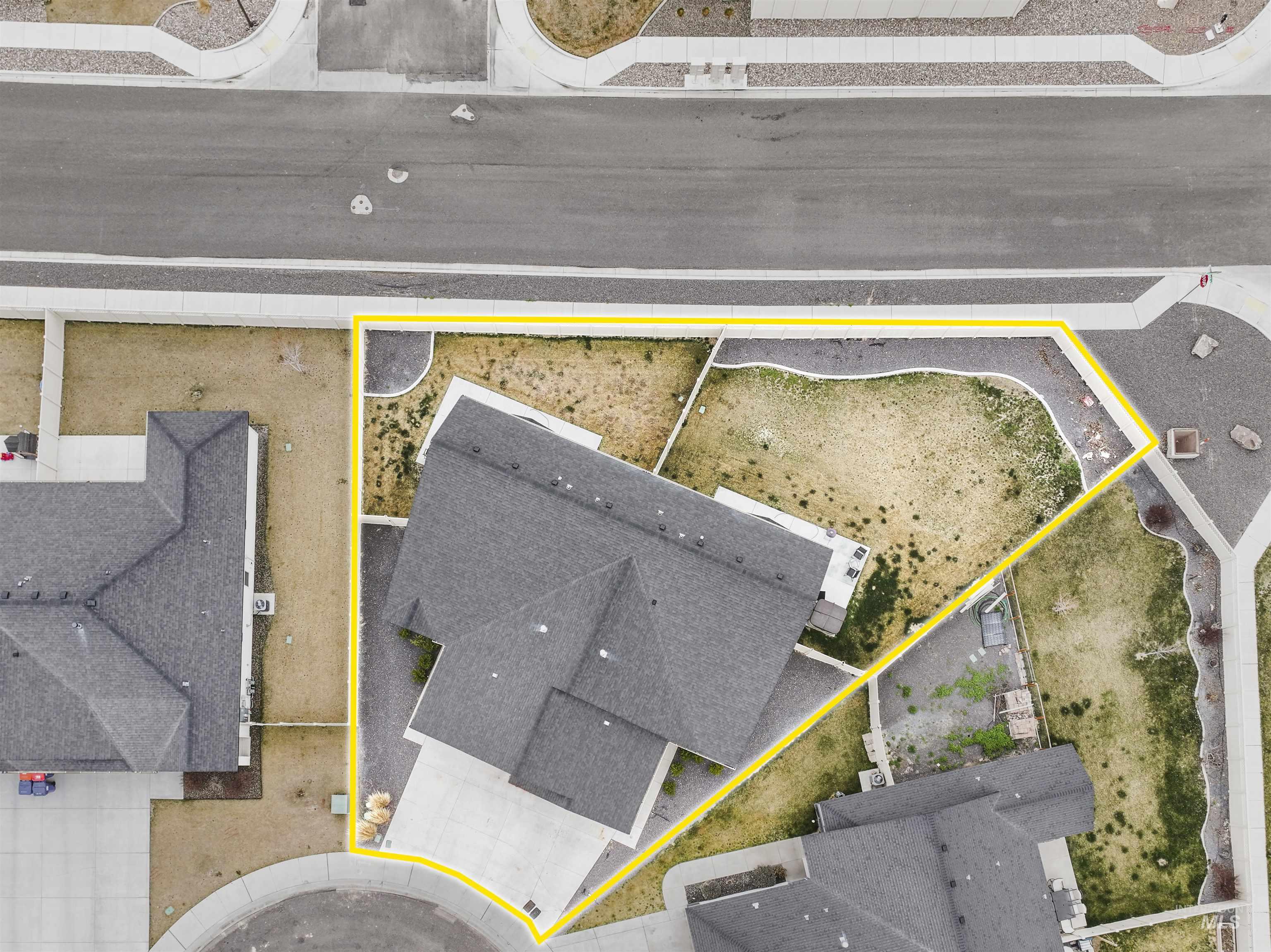 893-899 Shadowleaf Avenue Twin Falls, ID 83301 - Photo 45 of 50 Aerial view of property's location with property parcel outlined