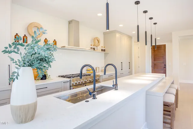 a spacious bedroom with a bed and a window