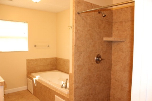 249 Callaway Road Forsyth, GA 31029 - Photo 9 of 13 a bathroom with a shower and a tub