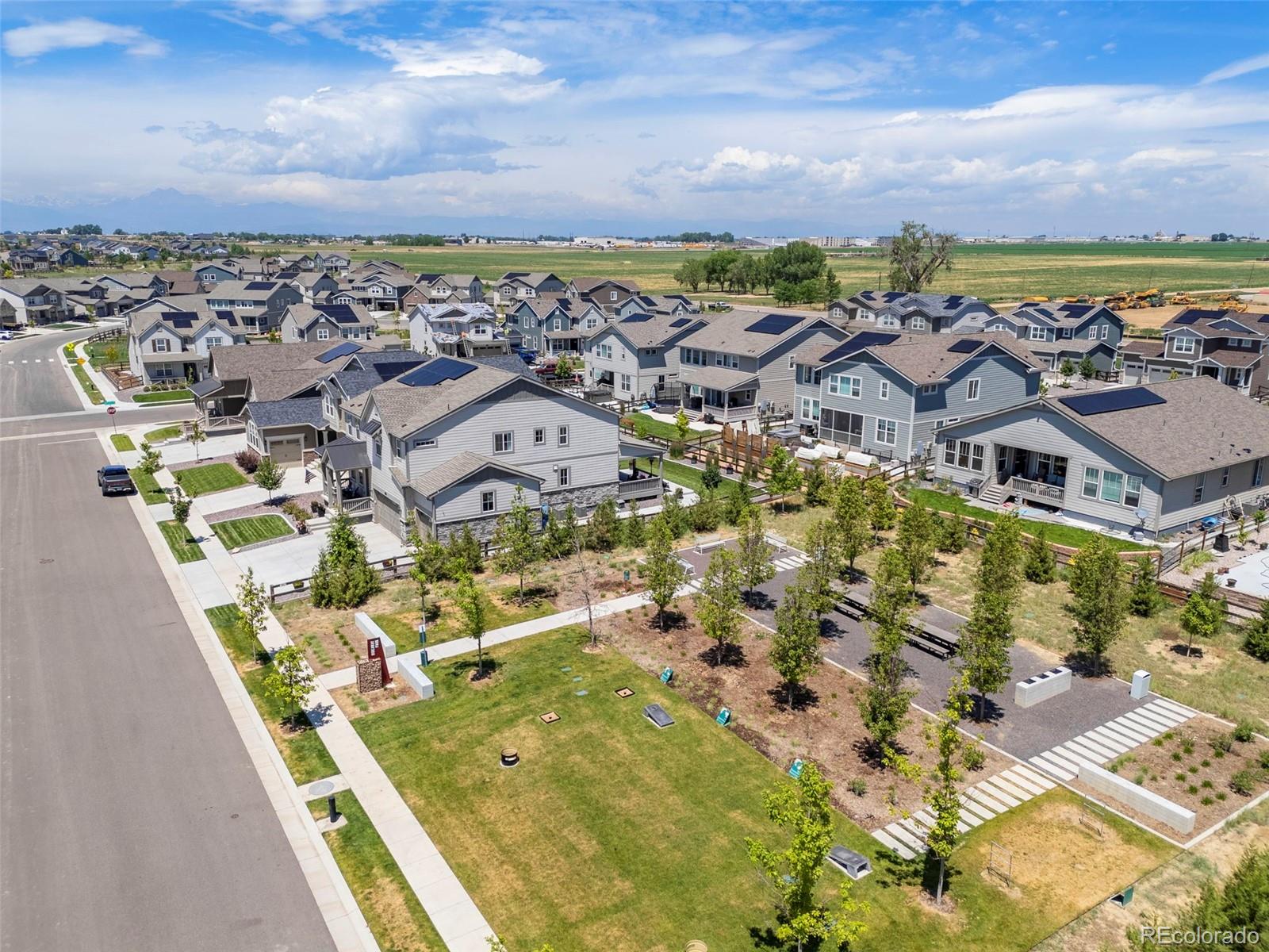 5067 Preserve Place Firestone, CO 80504 - Photo 9 of 50 an aerial view of residential houses with outdoor space