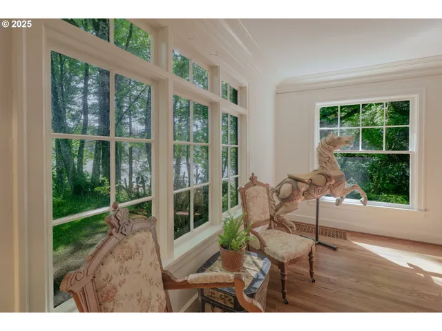 a house view with a garden space