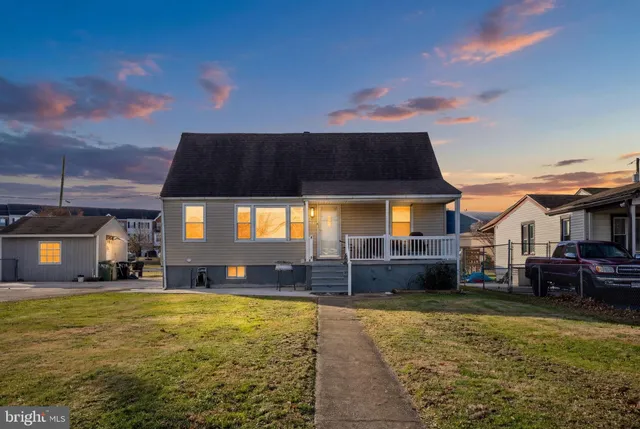 a view of a house with a patio