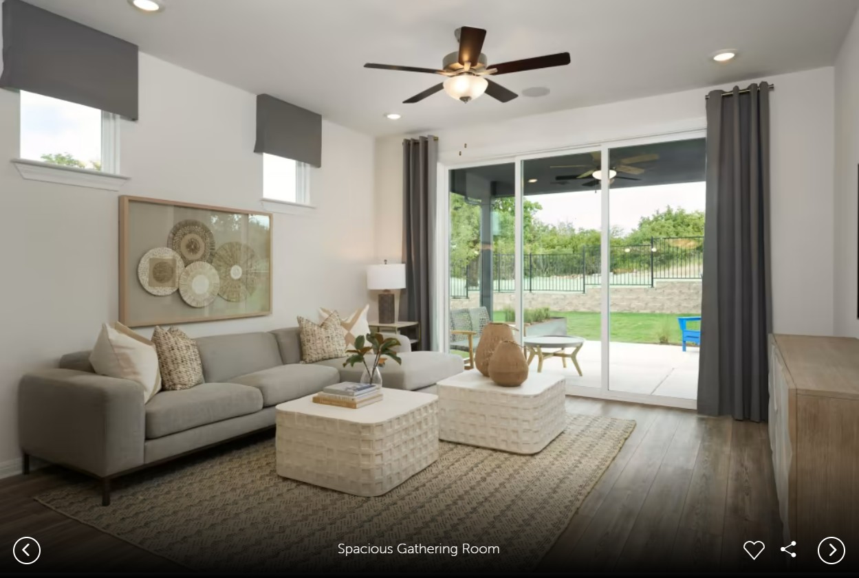 1006 Martingale Street Georgetown, TX 78633 - Photo 4 of 9 a living room with furniture and a large window