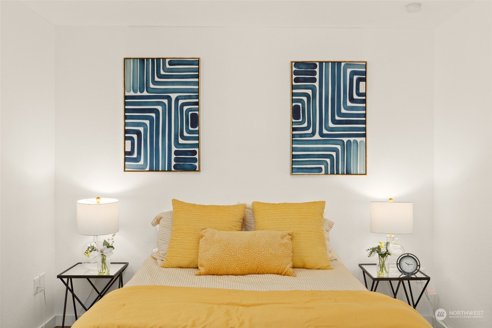 22612 20th Avenue Southeast Bothell, WA 98021 - Photo 21 of 35 a bedroom with a bed and wall painting