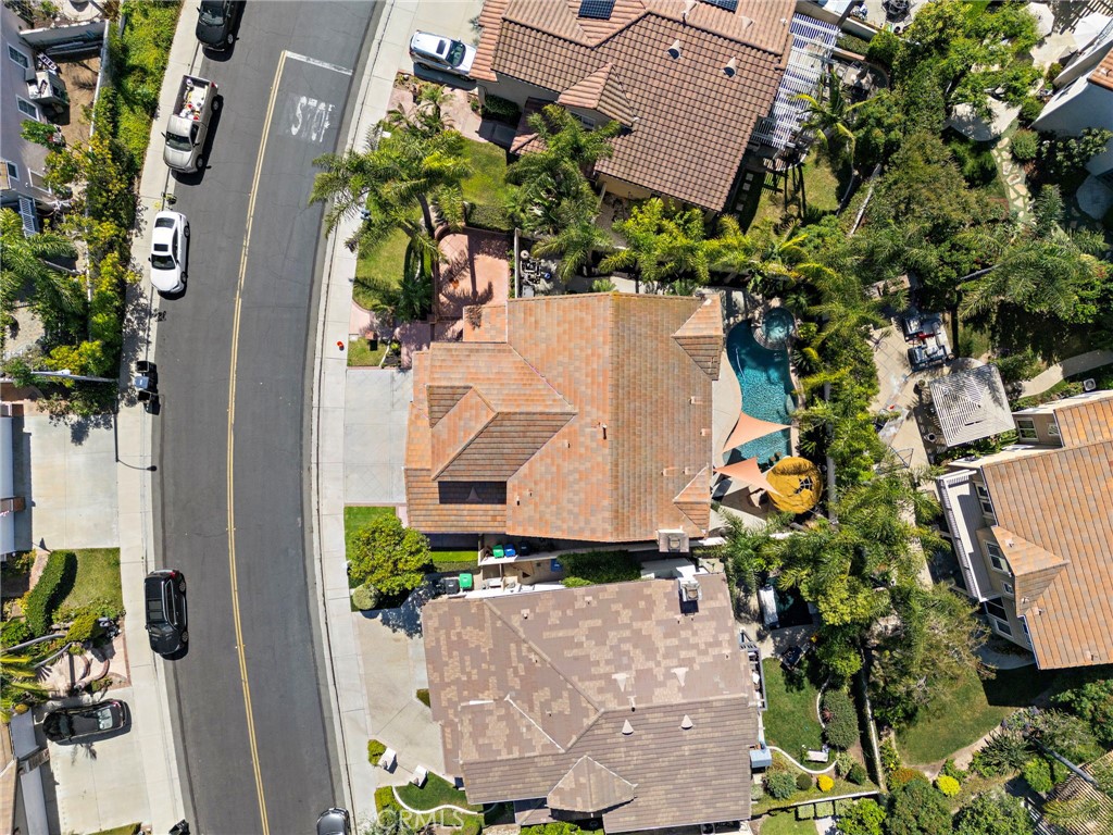 11625 Allen Tustin, CA 92782 - Photo 33 of 45 an aerial view of a house with a yard and a fountain