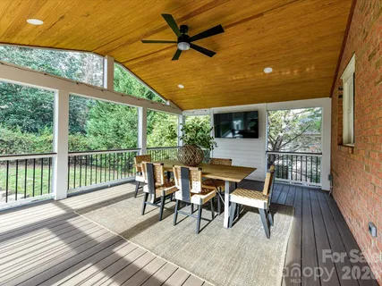 a outdoor space with chairs