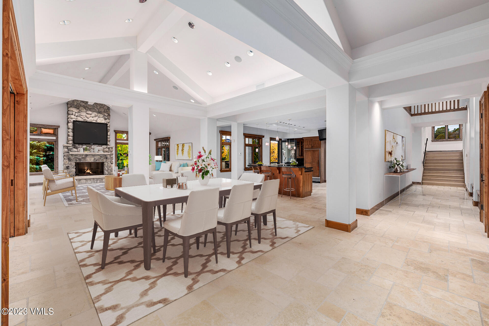 983 Beard Creek Road Edwards, CO 81632 - Photo 13 of 29 a view of a dining room with furniture