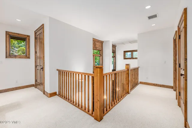 a view of hallway with bedroom