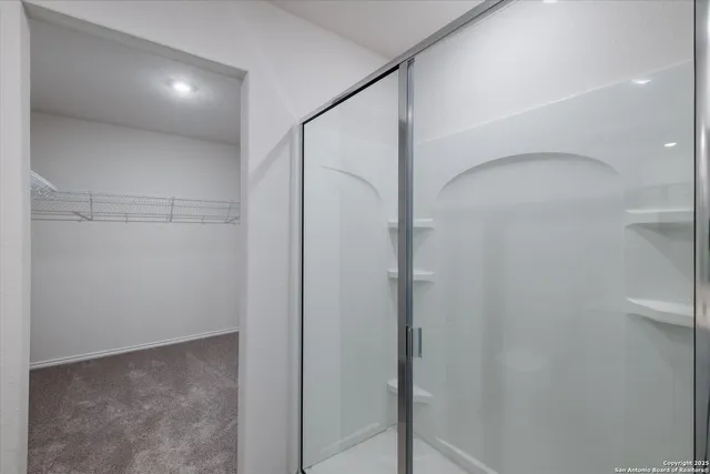 a view of closet area