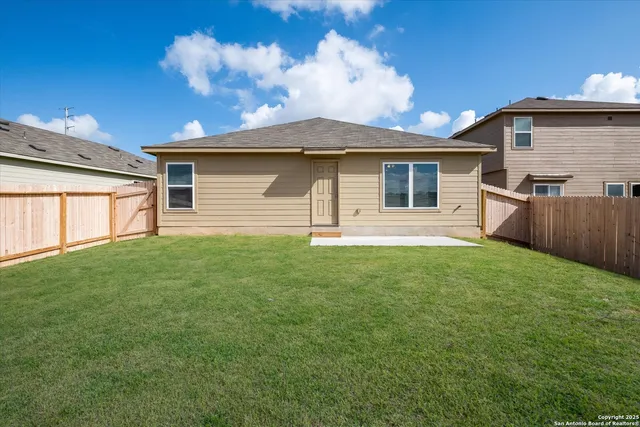 a house view with a garden space