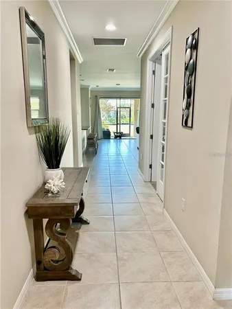 a view of entryway with livingroom